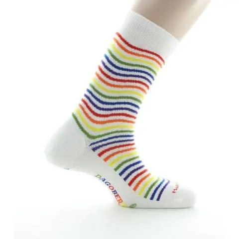 Dagobert Chaussettes vagues multicolores
