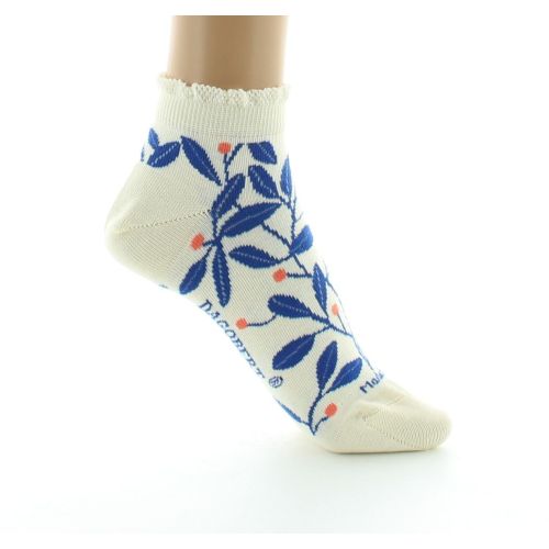 Chaussettes Dagobert à L'envers – Mi-mollet Femme – Coton Mélangé – Noir – Taille 35-38 – France