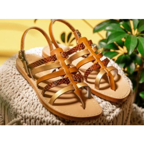 Sandale brillante femme cheap