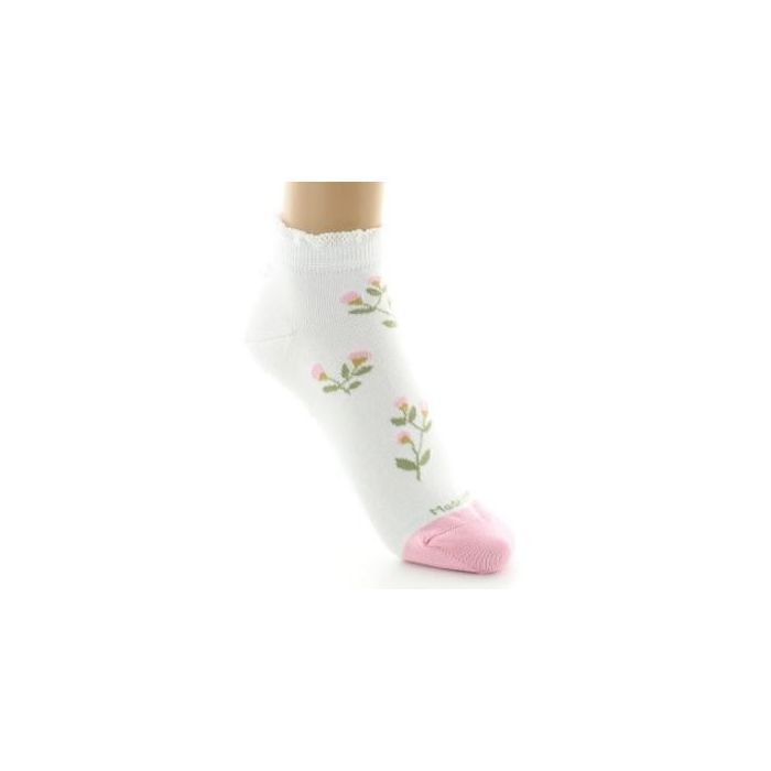 Dagobert Chaussette courte fleurs