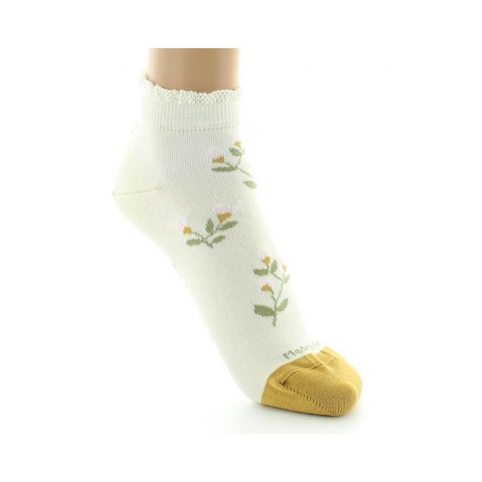 Chaussettes fleurs hot sale