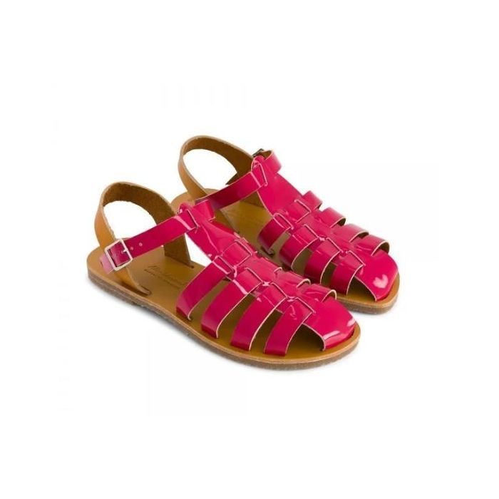 Sandales discount fushia femme